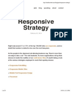 Responsive Strategy
