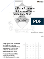 Panel data analysis