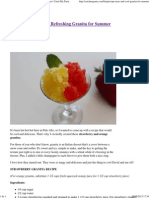 (RECIPE) Tasty and Refreshing Granita For Summer - Catch My Party