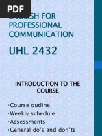 English For Professional Communication