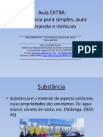 Aula EXTRA (Substâncias) - Físico-Química