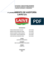 Planeamiento de Auditoria-Laive