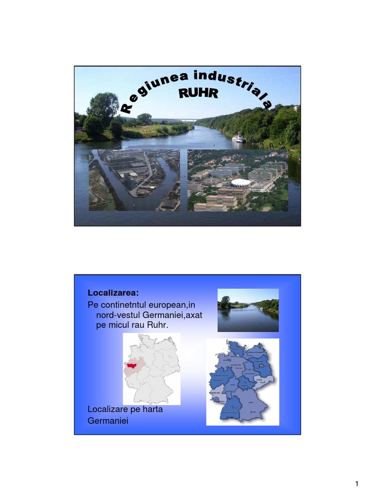 Regiunea Industriala Ruhr | PDF