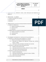 Plan de Manejo de Residuos en Artefacto Naval 2013