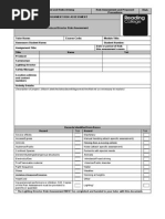 Risk Assessment For INTERVIEW | PDF | Risk | Risk Assessment