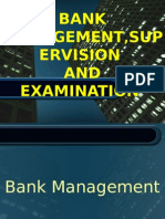 Bank Management SUP Ervision AND Examination