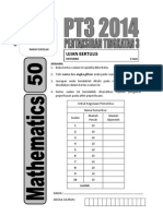 2014 PT3 50 Mathematics