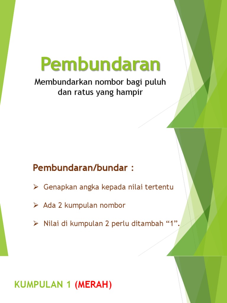 Pembundaran | PDF