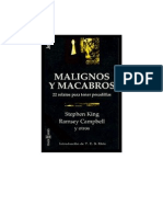 Malignos y Macabros, Varios Autores