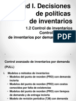 UNIDAD I. Decisiones de Políticas de Inventarios Parte II