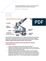Cara Mengukur Perbesaran Mikroskop