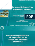 Concentración Gravimétrica