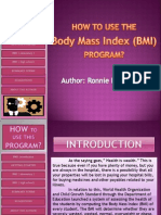 How to Use This Program - Bmi Soft Ware -Hnc