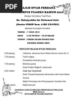 Kad Jemputan Majlis Iftar  PDF