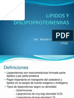 Lípidos y Dislipoproteinemias 1