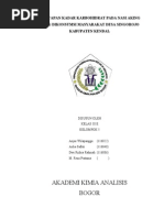 Download Penetapan Kadar Karbohidrat Pada Nasi Aking Yang by Tina Sanders SN232748996 doc pdf