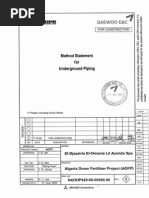 Download Method Statement for Underground Piping Fc by mister pogi SN232750813 doc pdf