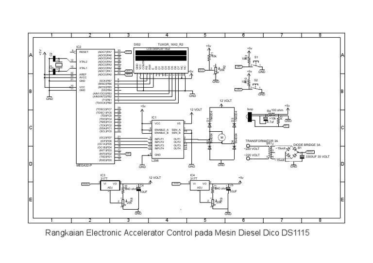 Diesel Engine Electronic Control Circuit | PDF