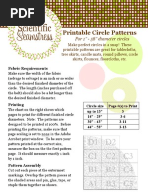 Print Able Circle Patterns