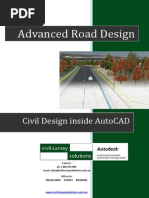 Advanced Road Design: Civil Design Inside Autocad