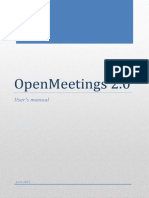 Openmeetings 2.0 - User's Manual