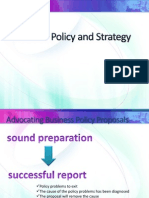 Business Policy and Strategy