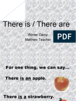 There Is / There Are: Winter Camp Matthew Teacher
