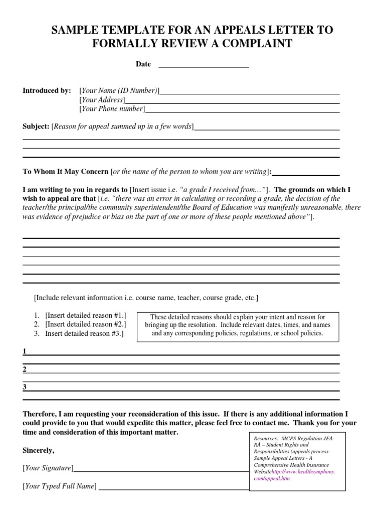 Appeals Template | PDF | Social Institutions | Social Science