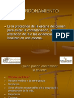 Protección escena crimen