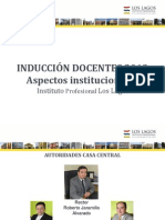 Presentacion Induccion Docentes 2013 Aspectos Institucionales