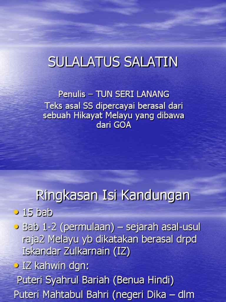 Sulalatus Salatin Martina 2014 Pdf