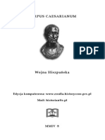 Corpus Caesarianum - Wojna Hiszpańska PDF