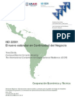 Di-24 ICOR ISO 22301 El Nuevo Estandar en Continuidad Del Negocio Yves Davila