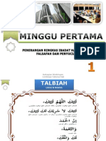 Minggu 01 - Penerangan Ibadat Haji