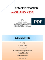 Difference Between KBSR and KSSR