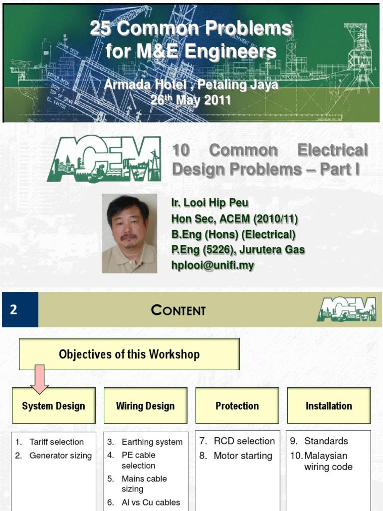 Common M&E Engineering Issues | PDF | Electrical Wiring | Electrical ...