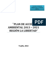 Plan de Accion Ambiental Regional 2013-2021