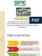 FOCUS GROUP-Estrategias ESPE Universidades Del Milenio