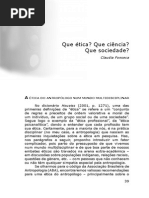 10-FONSECA, Claudia. Que Ética, Que Ciência, Que Sociedade
