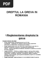 Dreptul La Greva in Romania