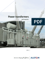 Power Transformers and Reactors Brochure-En