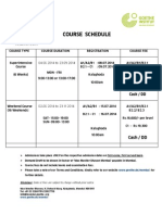 Course Schedule - Doc.2014