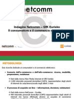 Dati ecommerce 2009 - ricerca Netcomm ed Eurisko