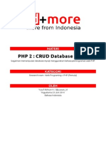PHP CRUD Database Mysql
