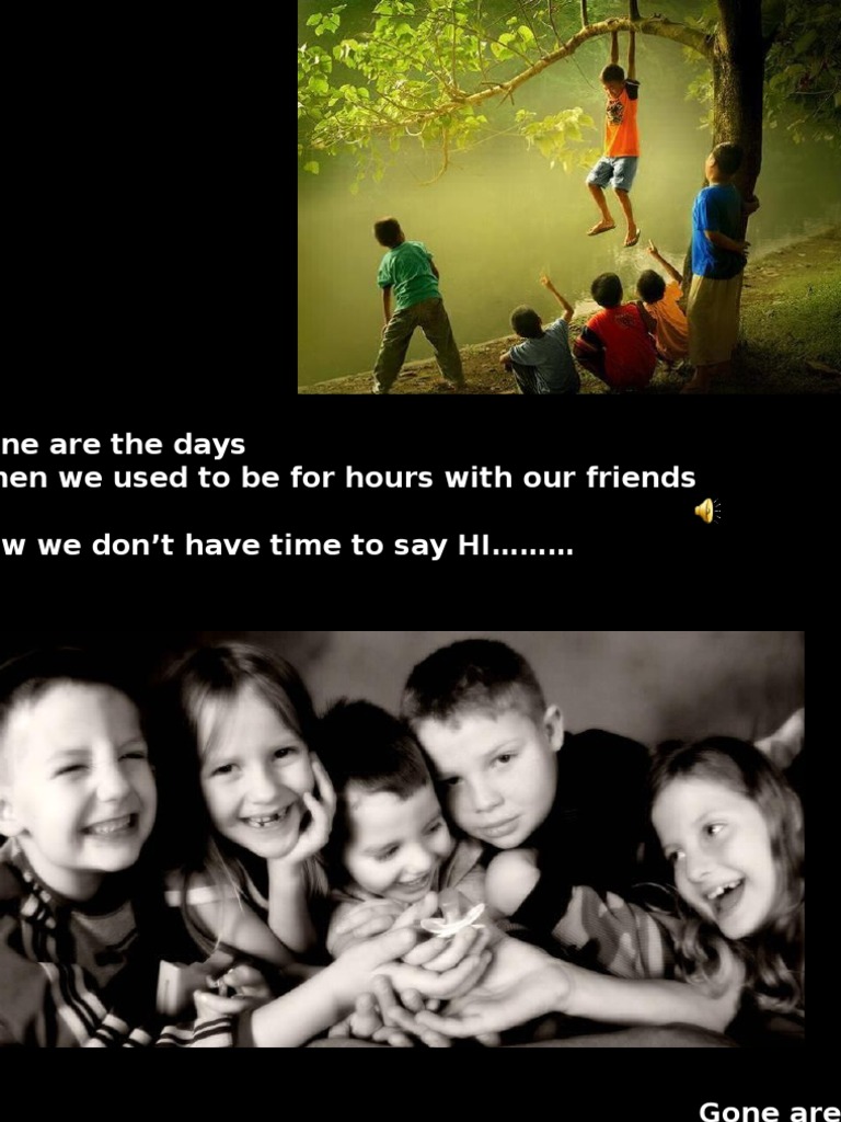 Nostalgic Reflections on Friendship | PDF | Language Arts & Discipline ...