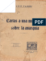 Luigi Fabbri Cartas a Una Mujer Sobre La Anarquc3ada