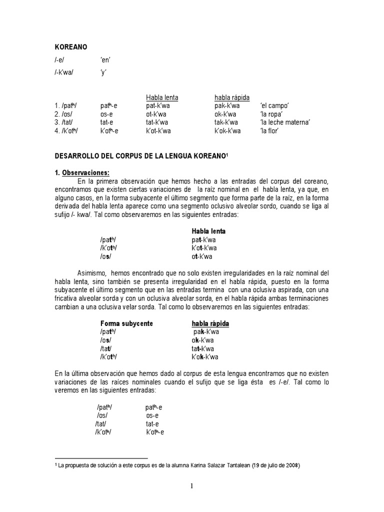 Solucionario De La Lengua Coreano - 