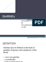 Diarrhea: Presented by Dwi Aprila Putri 12-083