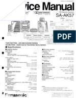 Panasonic Sa-Ak57 Service Manual