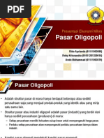 Presentasi Ekonomi Mikro Pasar Oligopoli